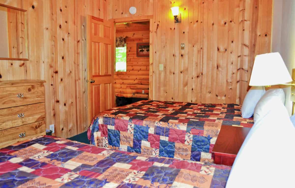 Ranch Style Duplex Cabin - Bedroom