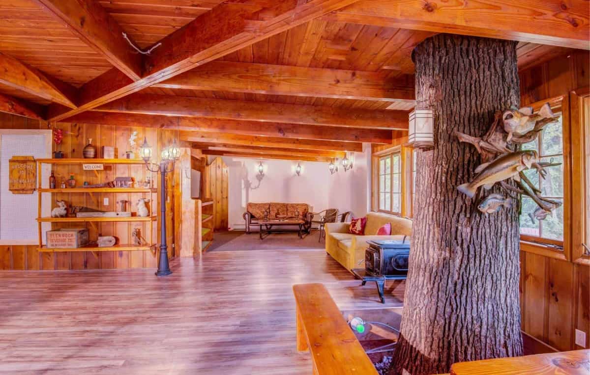The Treehouse Lodge - living room